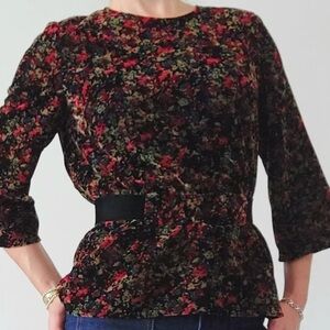 ba&sh velvet blouse